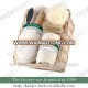 OEM personal care bath spa gift set in willow basket with 6pcs items