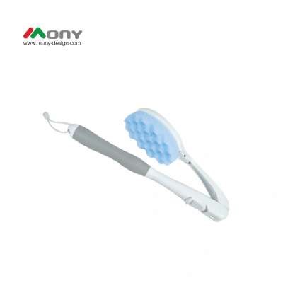 New innovative products Interchangeable round bath flexible handle brush