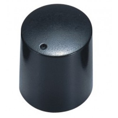 46144 Black Rotary Plastic Knobs with  indicator on top, light texture